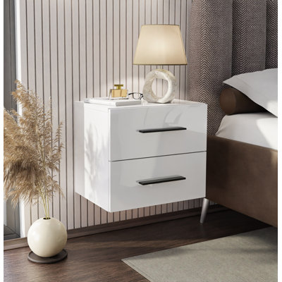 Laylonni 2 Drawer Bedside Table