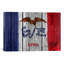 Iowa flag, bois planches, impression sur toile-1277778673-1222932621-1222932618