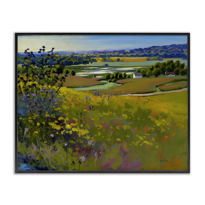  Country Cottages View Framed Giclee Art by Sri Rao