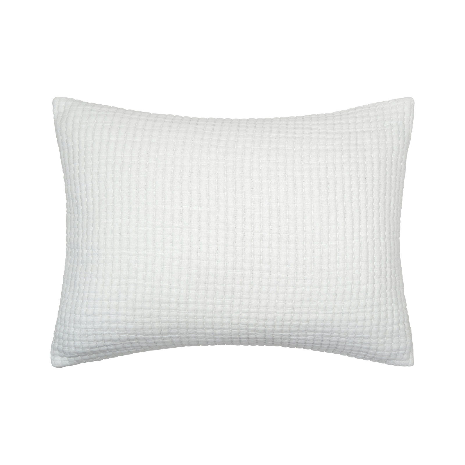 Maybell 100% Cotton Envelope Sham, White, Standard/Twin