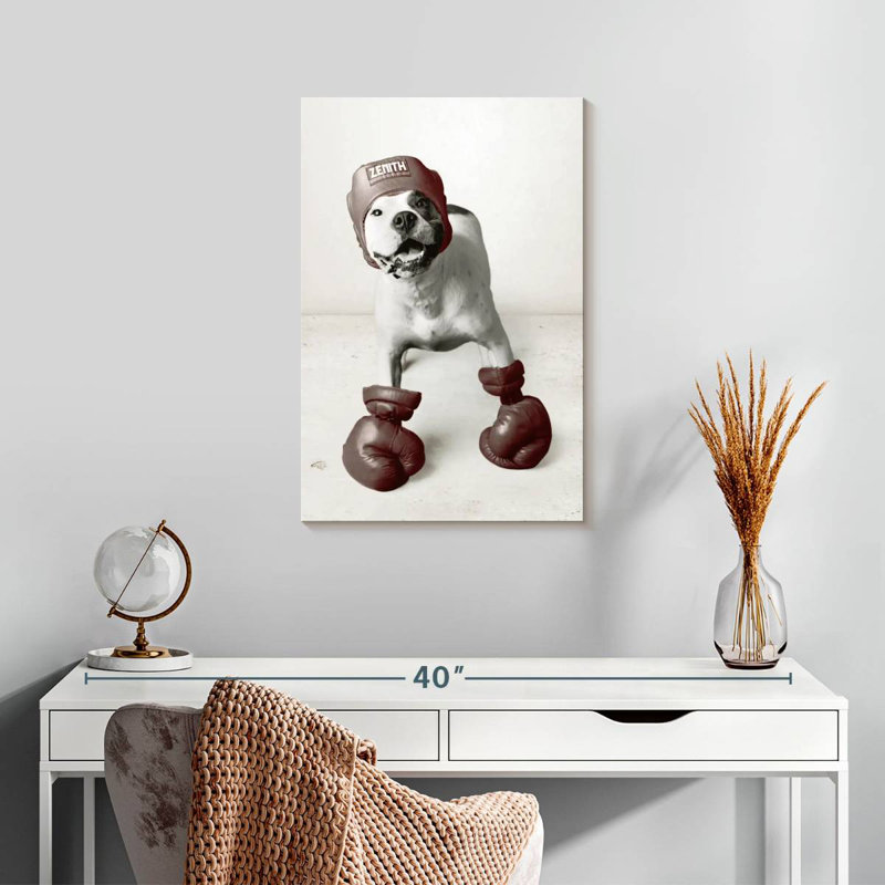 Ketti Boxing Dog, H 24 po x l 16 po