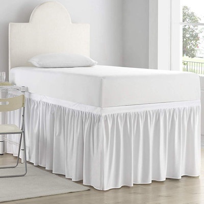 Pleated Wrap Around Bed Skirt