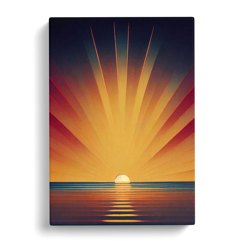 An Sunrise Vol.4 - Wrapped Canvas, 76cm H x 50cm W x 3cm D