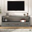 Meuble télé élégant avec rangement spacieux, design classique avec trois tiroirs et une surface spacieuse, poignées en métal minimalistes, polyvalent comme console de télévision ou armoire d'appoint-1815312946