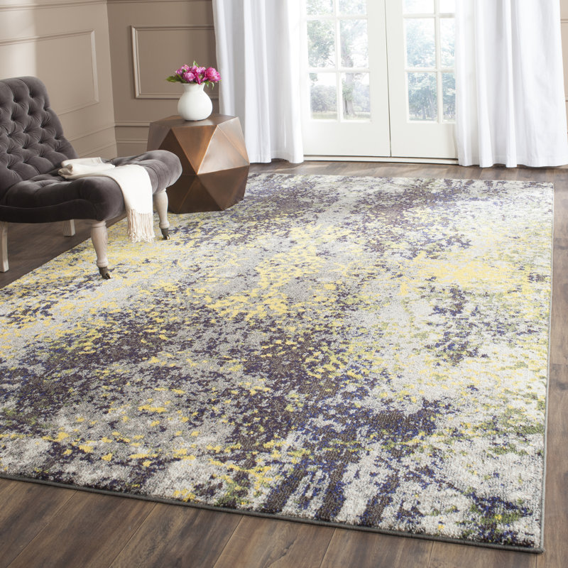 Mckee Performance Abstract Rug, Rectangle 9' x 12'