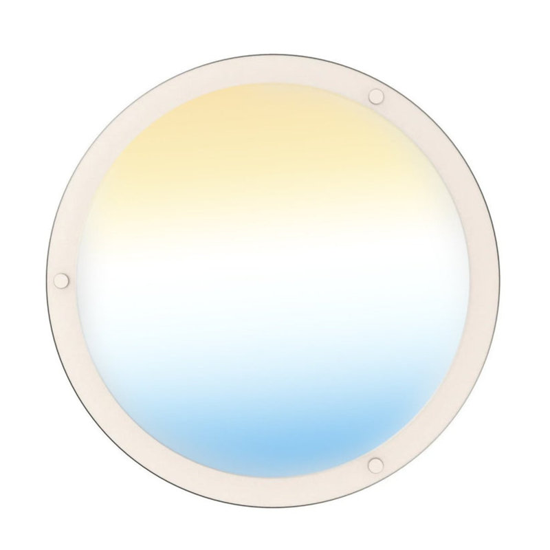 Plafonniers encastrés à DEL 14 pouces à intensité variable de 1 600 lumens, plafonniers modifiables 2700K / 3000K / 3500K / 4000K / 5000K, finition nickel brossé (ensemble de 6)