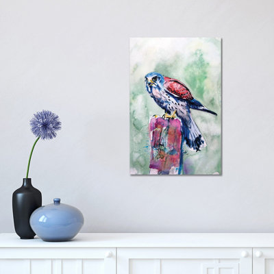 Kestrel 1 Piece Wrapped Canvas Wall Art