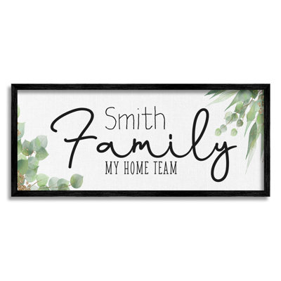 My Home Team cmw-116 Personalized Wall Art