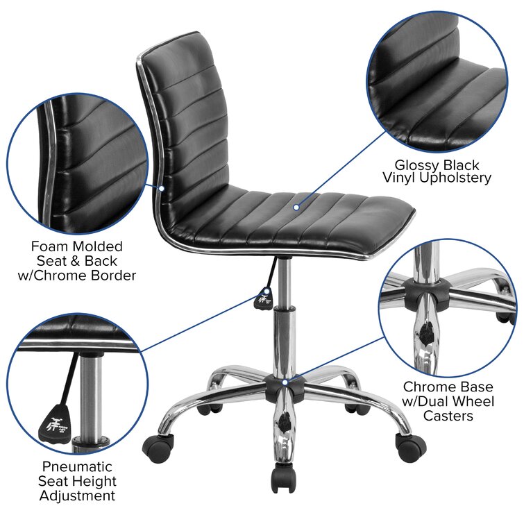 Basics Low-Back Computer Chair - Black