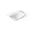 Lavabo de salle de bain piédestal en porcelaine vitreuse avec trop-plein Cimarron®
