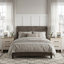 Limestone Manufactured Wood Bedside Table-612853006