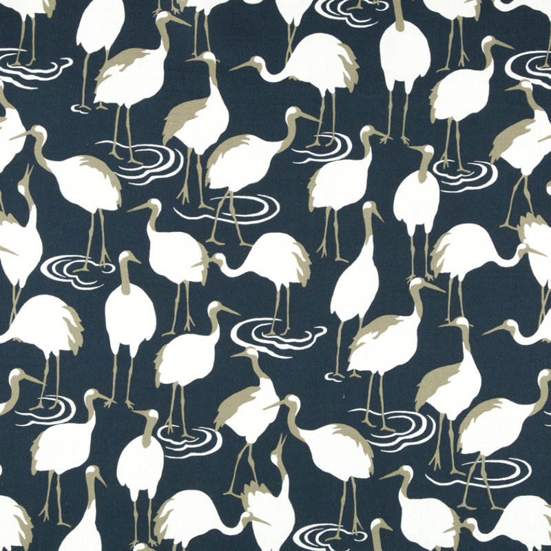 Mélange de coton Dwellstudio Gita, Amiral
