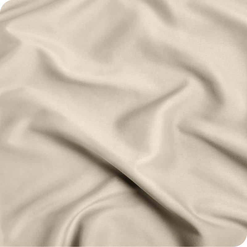 Twin Sand Microfiber Stretch Knit Sheet Set