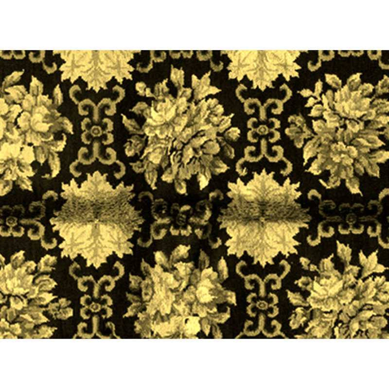 Handmade Silk and Wool Area Rug