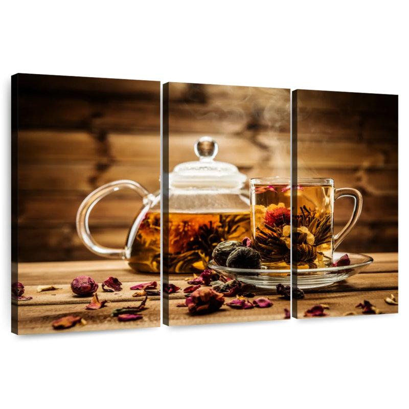 Yarlin Floral Tea, 36" H x 57" W