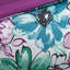 Édredon double / grand, imprimé floral bleu, literie facile à nettoyer avec bourre florale