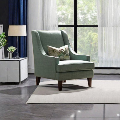 Ergonomically comfortable flannelette lounge chair