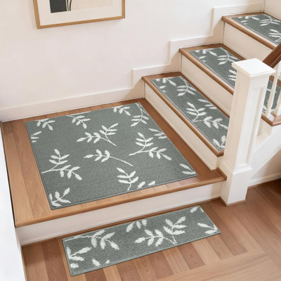 Non-Slip Landing Mat for Wooden Steps Indoor,Carpet Stair Treads