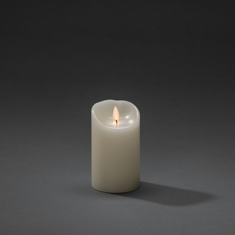 Unscented Flameless Battery Candle, 1, 12.7cm H x 7.5cm W x 7.5cm D