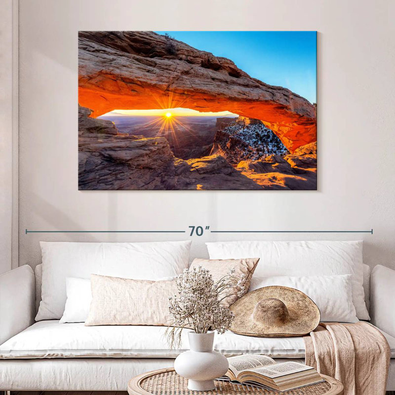 Alvord Mesa Arch Sunlight