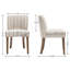 Chaise d'appoint en bois rembourrée Farmhouse Chairs-2102704877