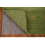 Tapis vert en laine de style Gabbeh vert 5 x 8