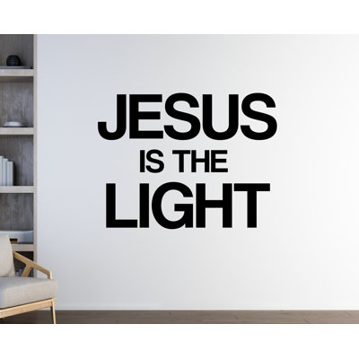 «Jesus Is The Light», panneau mural mural