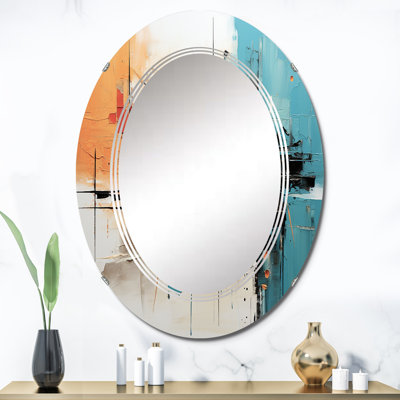 Shermann - Miroir mural moderne ovale
