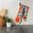 Abstract Garden Oven Mitt Cotton Twill