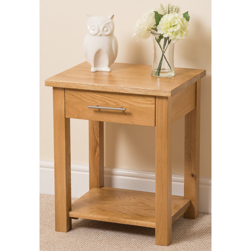 Solid Wood End Table