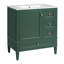 Meuble-lavabo 3 tiroirs 3 po avec lavabo en céramique-1055553420