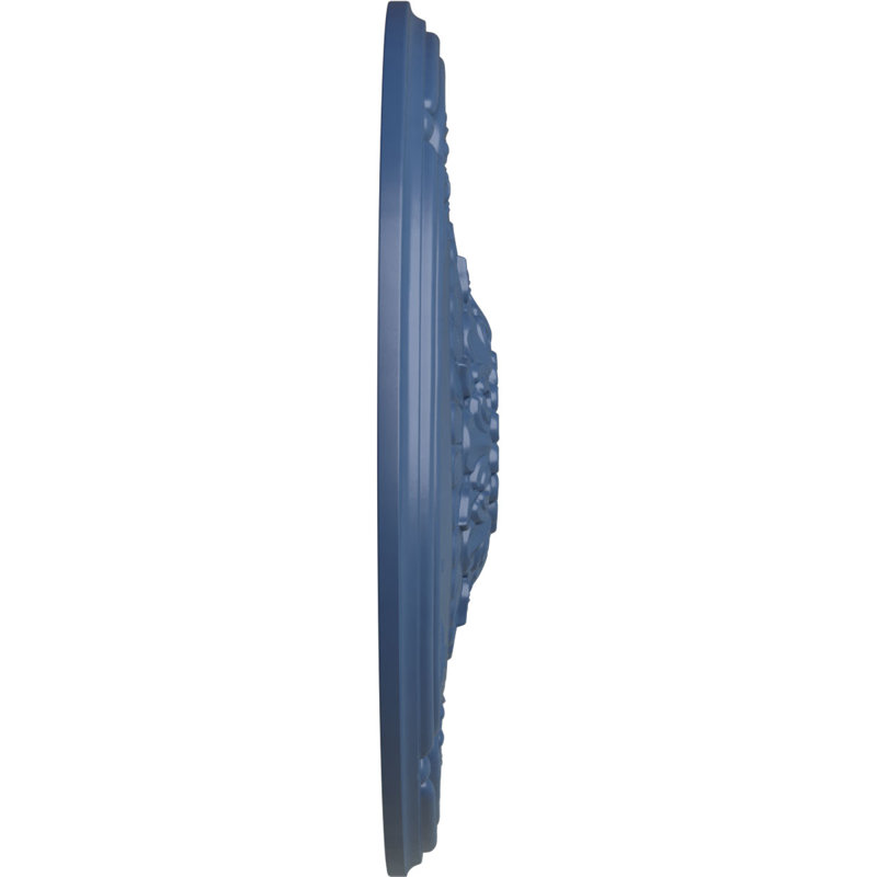 Médaillon de plafond Endurathane Winsor, DE 27 1/2 po x P 4 po x P 1 1/2 po (convient aux auvents de 4 po ou moins), finition craquelée en pierre peinte à la main