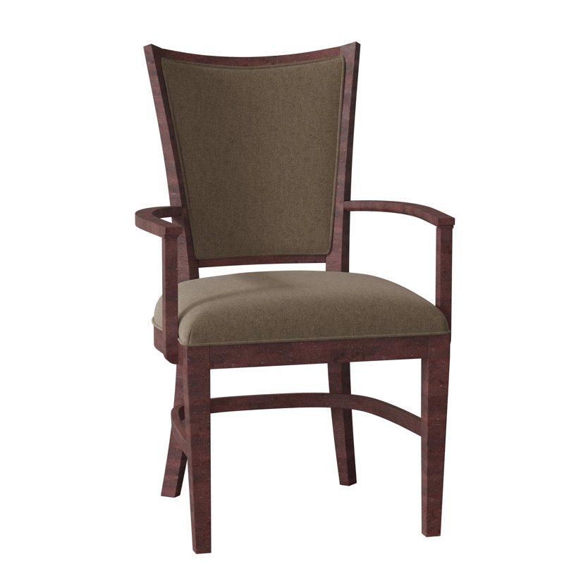 Chaise avec accoudoirs Hamlin King Louis, Écorce 8789, Montego Bay