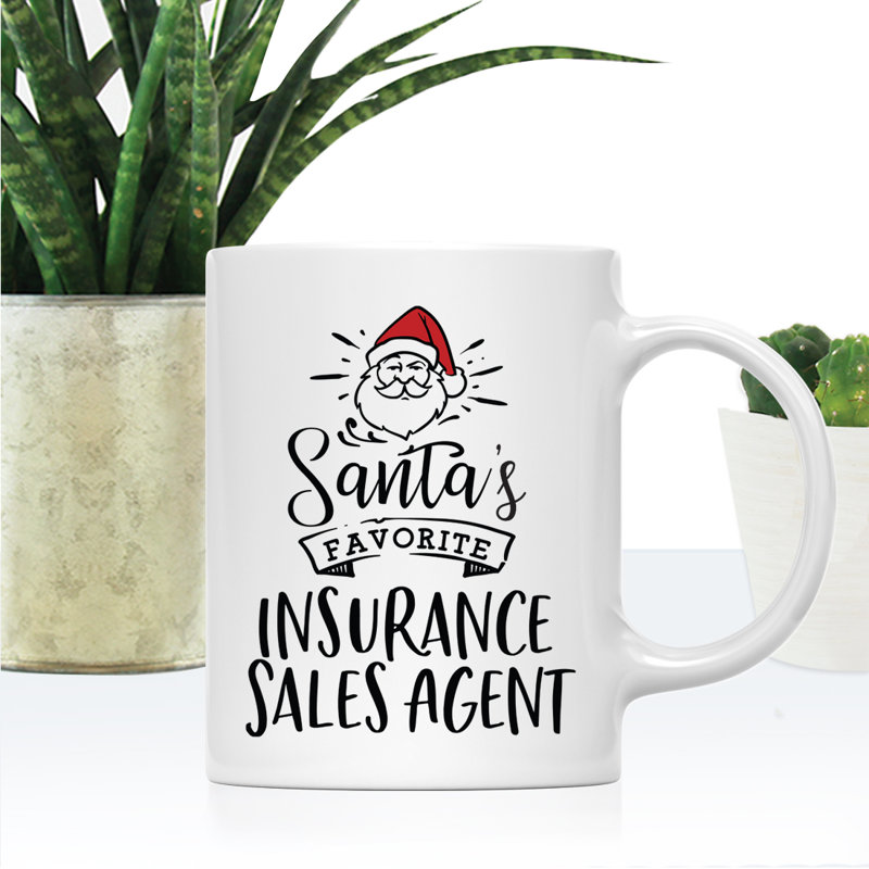 Grande tasse à café Tuileries, « Santa's Favorite Insurance Sales Agent »