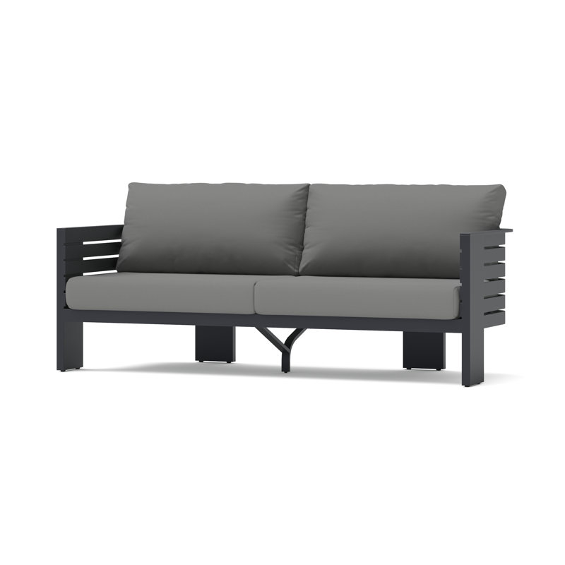 Ari 4Pc Deep Seating Furniture Set, Charcoal Gray