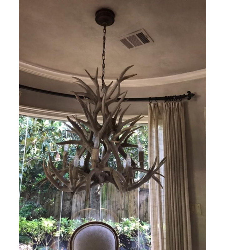 Lanier 8 - Light Chandelier, Sun Bleached