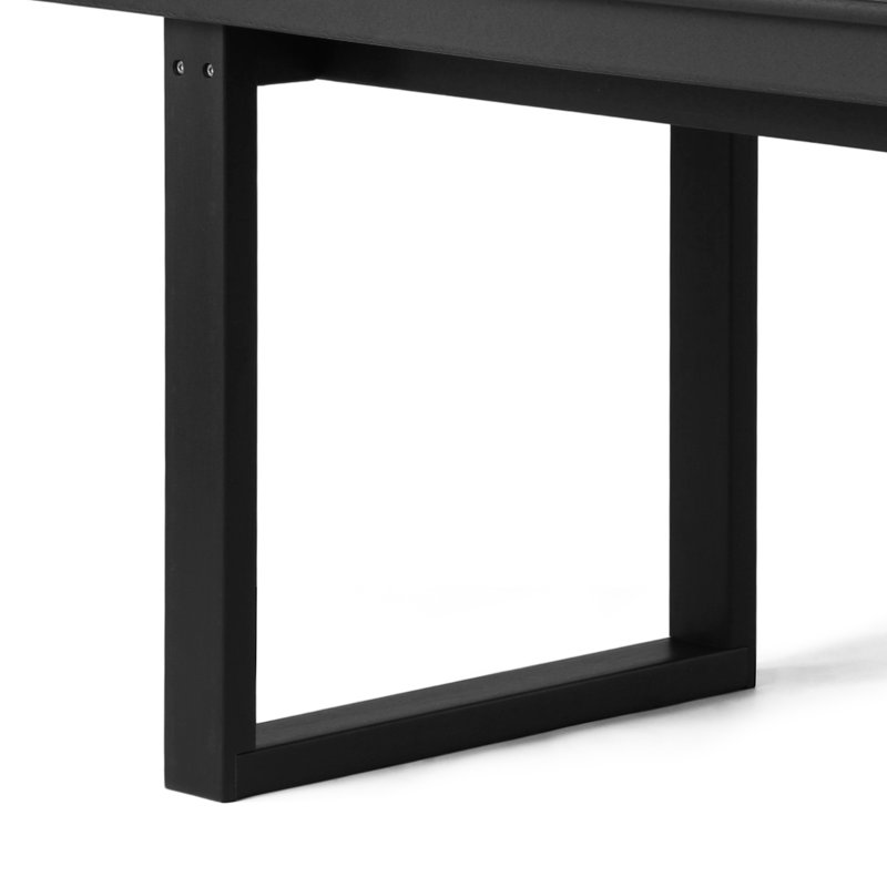 68" X 31" Rectangular Dining Table, Black