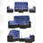 Convertible Patio Sofa Set with Lifting Table