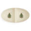 Spode Christmas Tree Tartan Oval Divided Server 13"