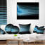 Flammes fractales bleu clair - coussin imprimé abstrait-29603930-29603933