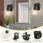 Industrial Matte Black Vanity Light Fixture With Clear Glass Shade For Bathroom Mirror Lighting