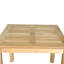 Bahama Outdoor Square Teak Bistro Table