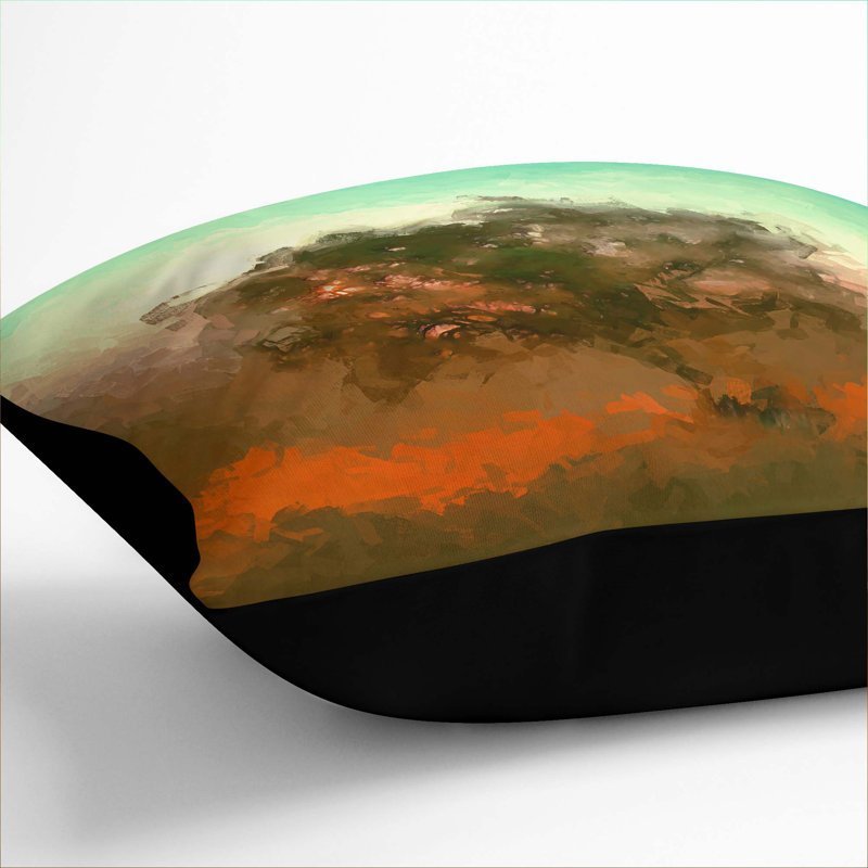 Tree in Isolation Cushion with Filling, Black, 55cm H x 55cm W x 20cm D