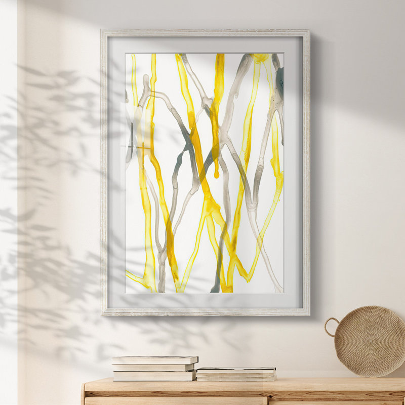Runnel XX, reproduction encadrée, H 25,5 po x l 17,5 po, Blanc