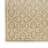 Nourison Washable Charm 2' x 6' Beige Ivory Contemporary Indoor Rug-117807383