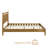  Adept Wooden Bed Frame with Headboard, Solid Wood Foundation with Silent Slats and Wood Central Supports, 1000 Lb Capacity, Effortless Assembly, Multiple Sizes and Colors-587013835-587013845