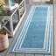 Tapis Brysin 634 en turquoise / ivoire-1026951196