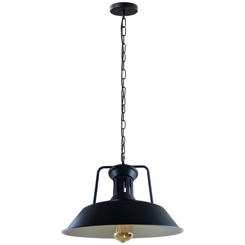 Daigle 1 - Light Dome Pendant, Black