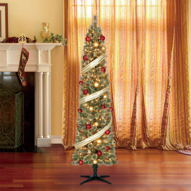84' Lighted Pine Christmas Tree