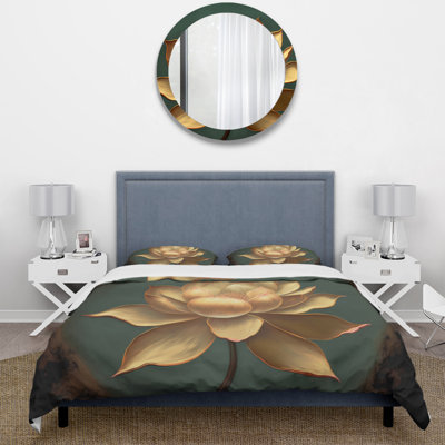 Ensemble de housse de couette en microfibre / polyester Blossoming